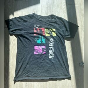 Hot Topic Black Anime Graphic Tee